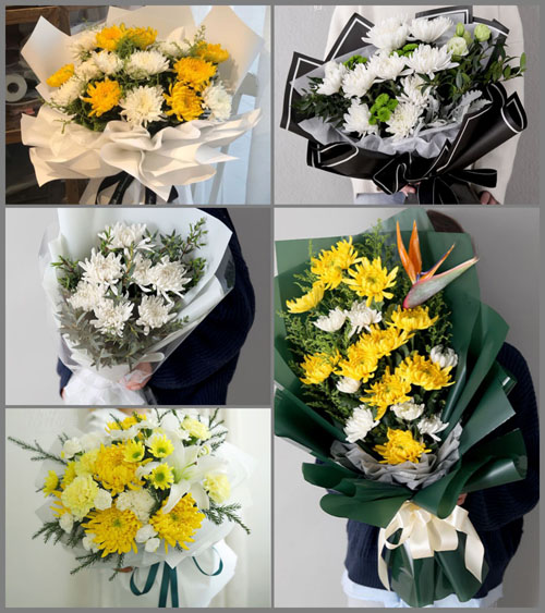 山西运城永济市蒲州镇西闫郭村白事花束代送